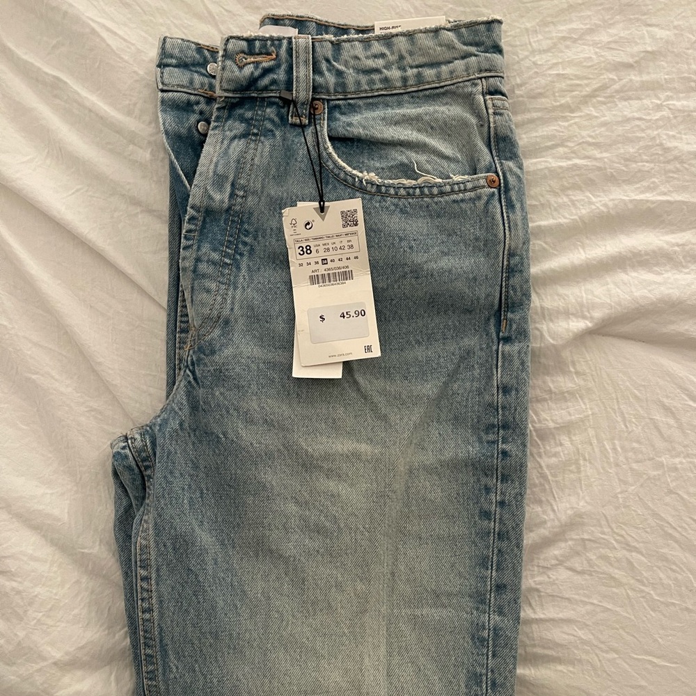 Zara jeans size 38 never worn